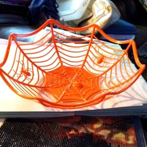 A plastic Halloween dish